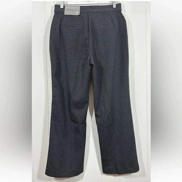 NEW Christopher & Banks The Downtown Pant Classic Fit Trouser Leg Size 4 Petite - Picture 3 of 6